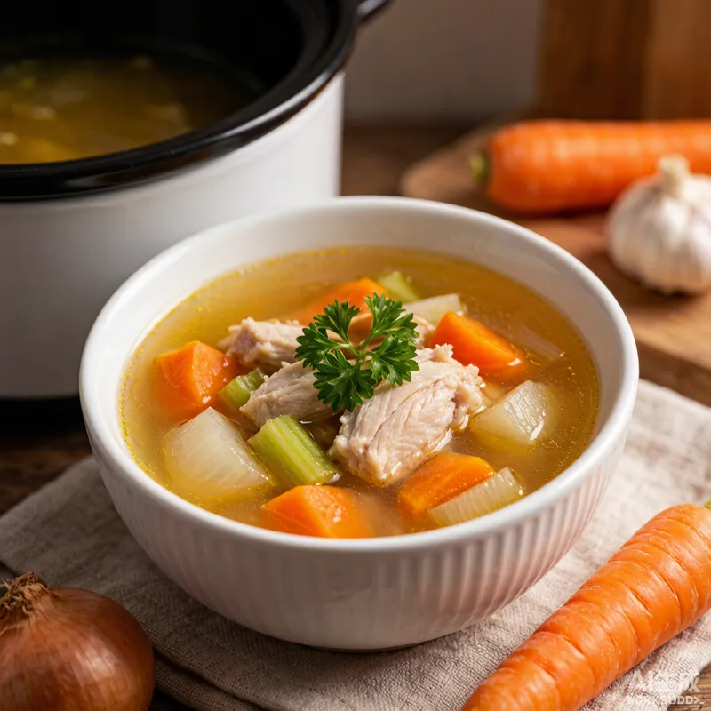 Bone Broth Soup Slow Cooker: Rich & Beefy Homemade Broth