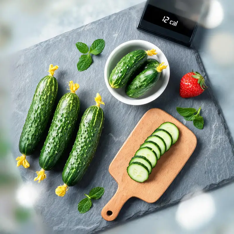 How Many Calories in a Mini Cucumber: 8-12 Each
