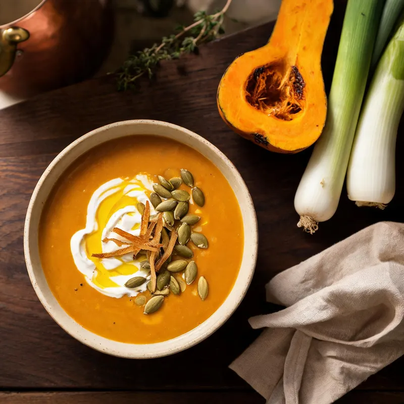 Leek Butternut Soup: A Creamy Fall Recipe